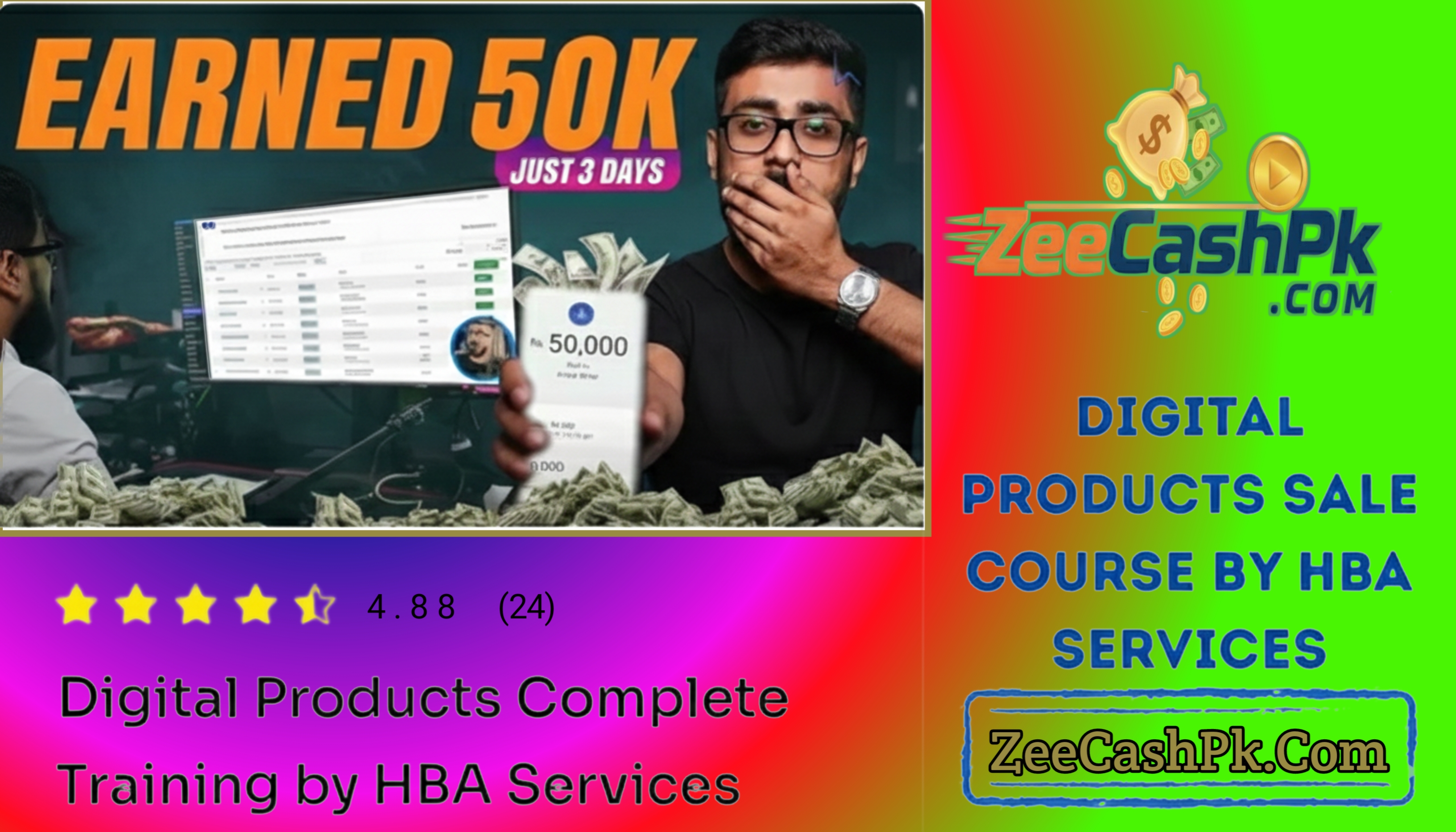 Digital Products Selling Master Course By HBA